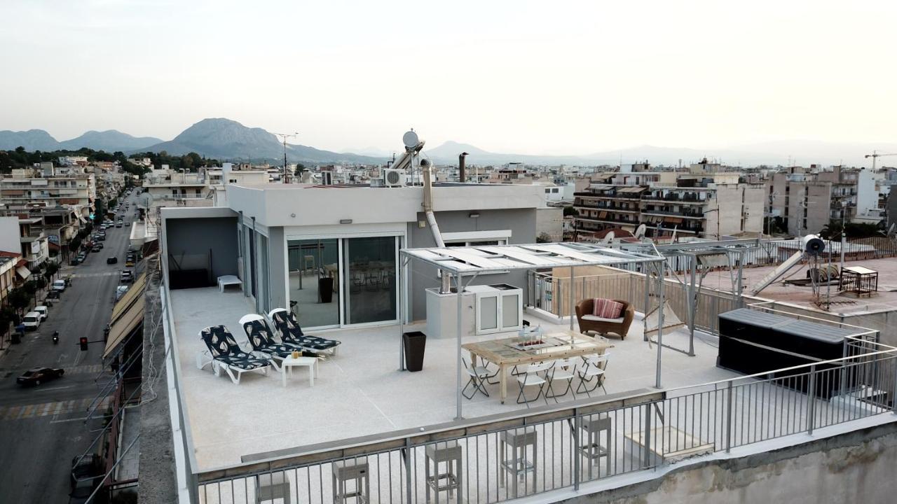 Appartement Kapsalakis Penthouse à Corinthe Extérieur photo