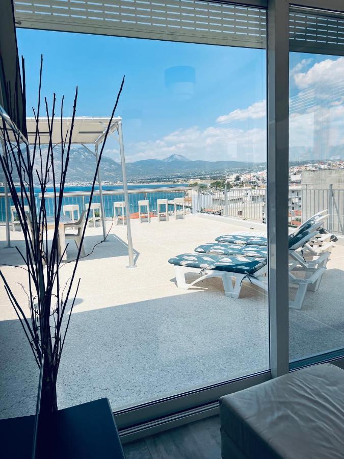 Appartement Kapsalakis Penthouse à Corinthe Extérieur photo